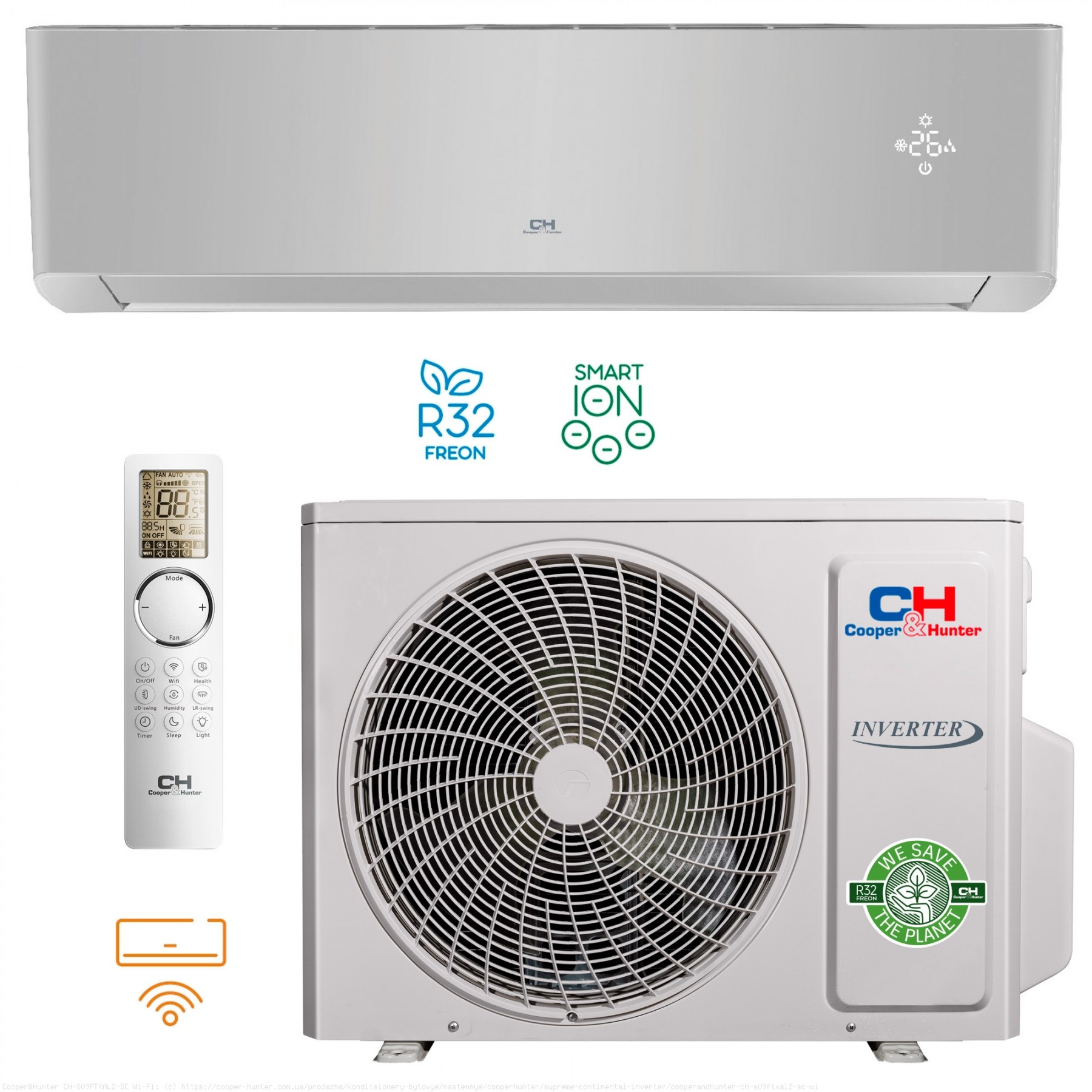 Cooper&Hunter CH-S12FTXAL2-SC