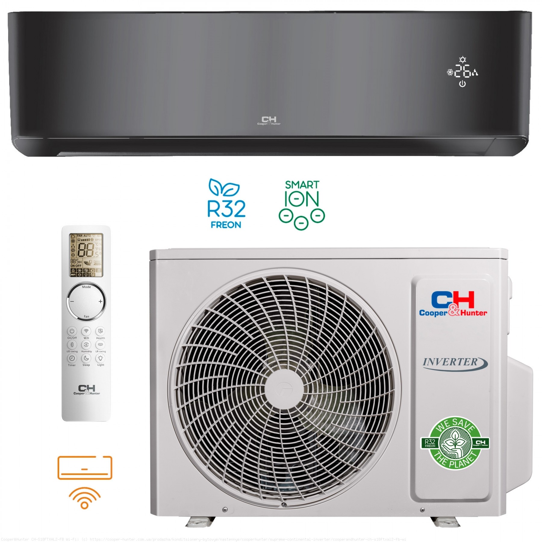 Cooper & Hunter CH-S18FTXAL2-FB