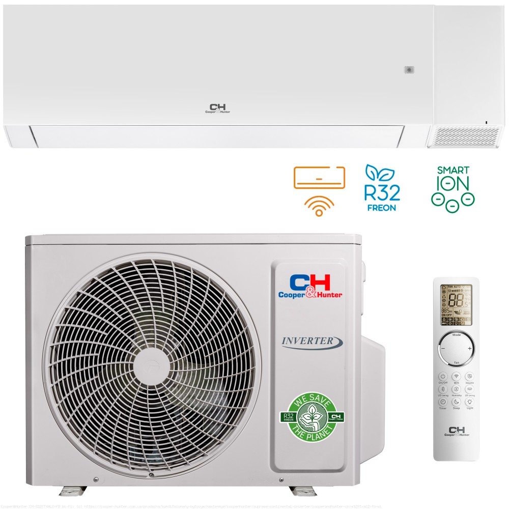 Кондиціонер настінний Cooper&Hunter CH-S18FTXAN-WP