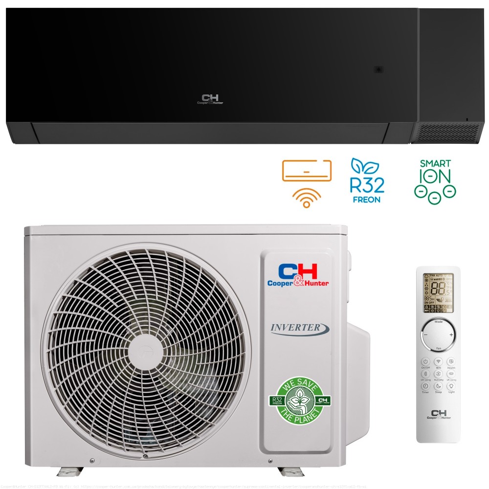 Кондиціонер настінний Cooper&Hunter CH-S09FTXAN-BL