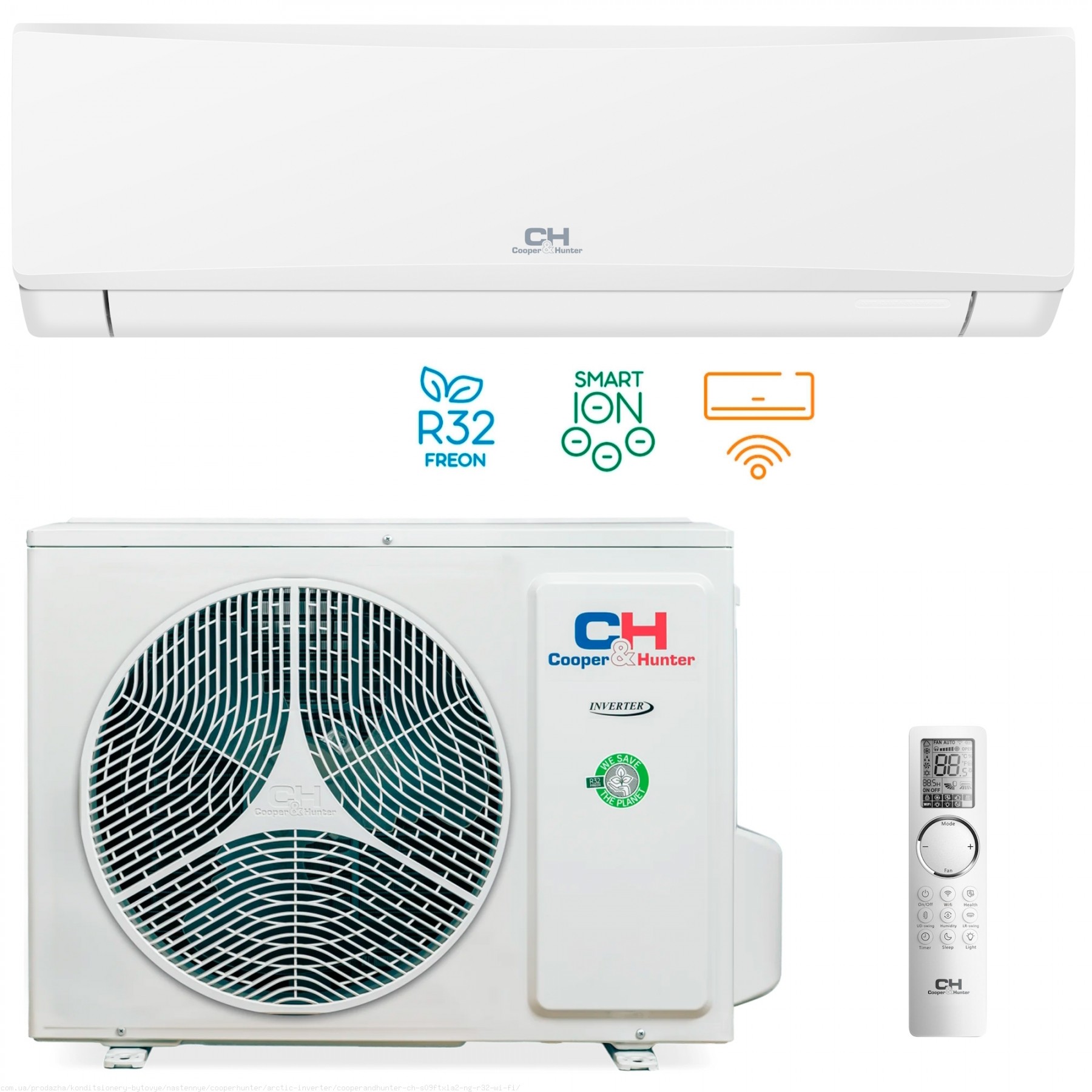 Кондиціонер настінний Cooper&Hunter CH-S09FTXLA6