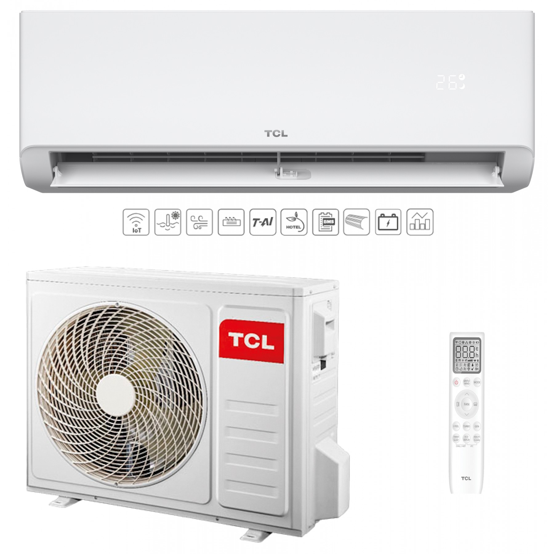 Настінний кондиціонер TCL TAC-18CHSD/ZG11I Inverter R32 WI-FI